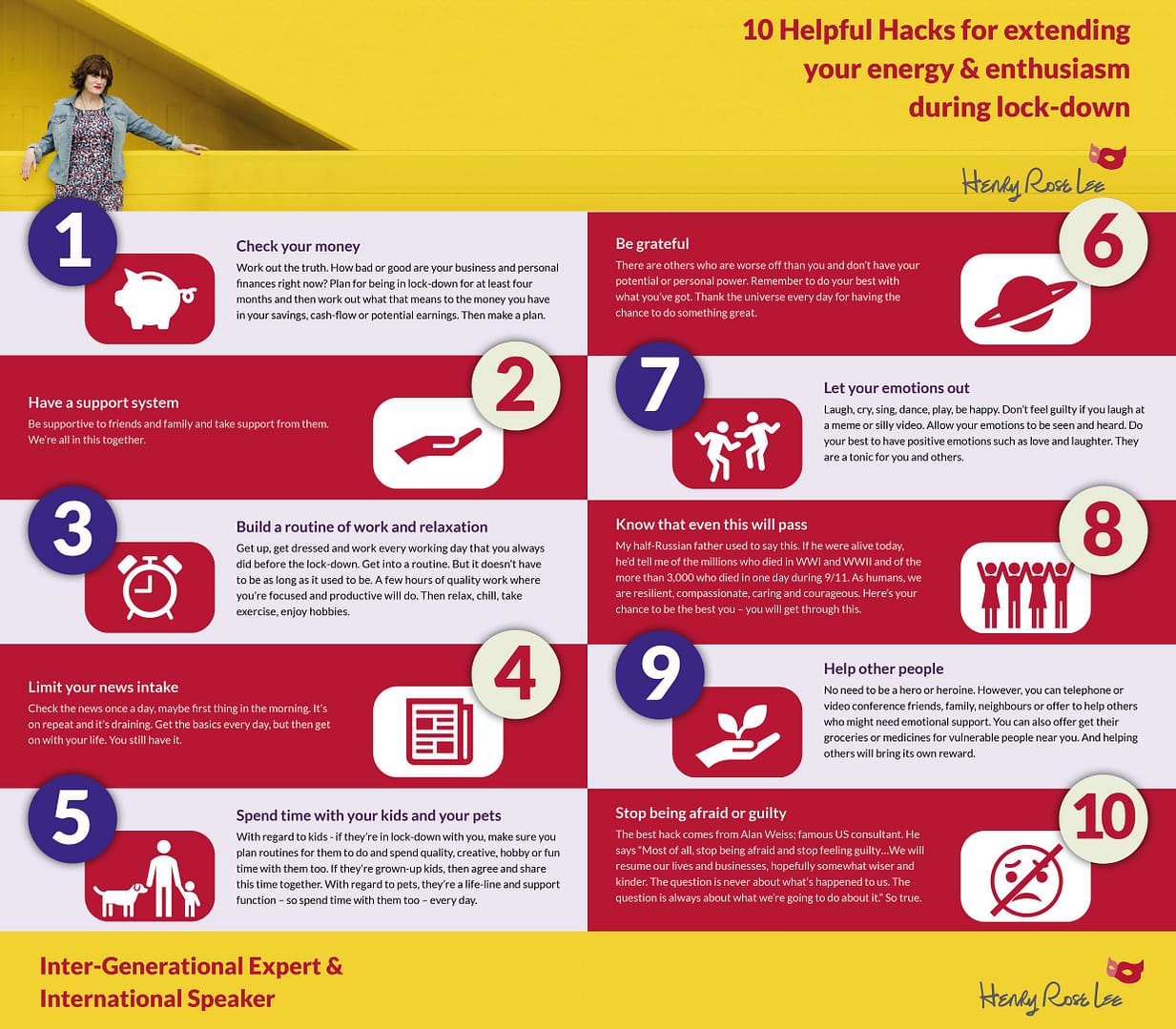 10 Helpful Hacks for Extending Your Energy & Enthusiasm During Lock-down