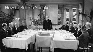 How to Book a Speaker
